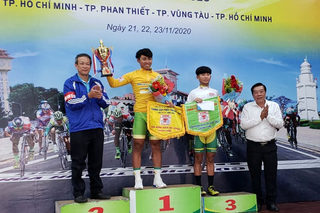 Nguyễn Huỳnh Đăng Khoa đoạt cúp đúp giải xe đạp Nam Kỳ Khởi Nghĩa - Cúp VOH 2020