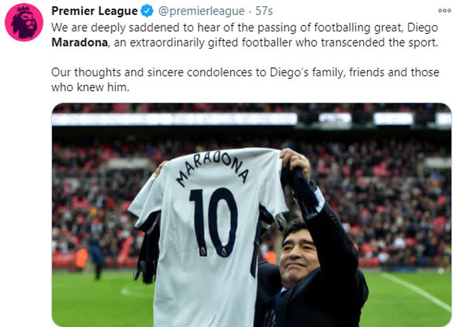 Pele, Messi, Ronaldo... v&agrave; thế giới b&oacute;ng đ&aacute; tiễn biệt huyền thoại Maradona - Ảnh 5.