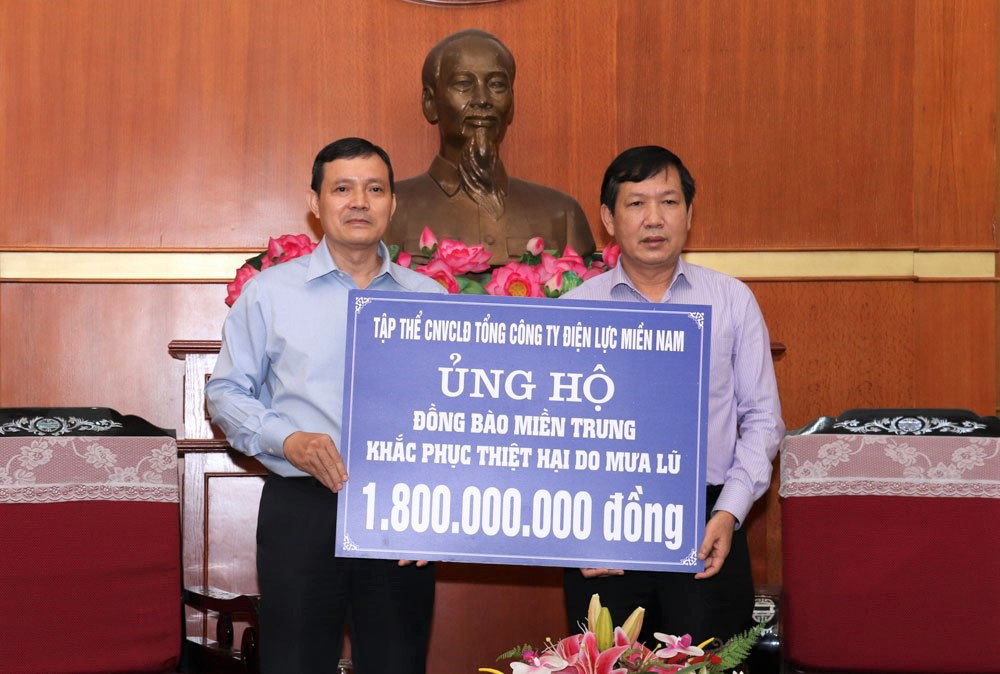 Tháng tri ân khách hàng: Điện lực miền Nam hướng về miền Trung - Ảnh 3.