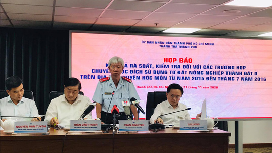 Công an đang điều tra vụ 1.386 trường hợp chuyển mục đích sử dụng đất ở Hóc Môn