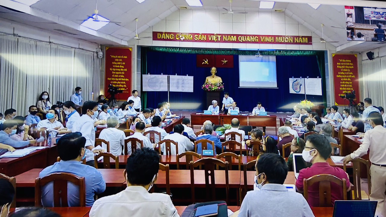 Thanh tra Chính phủ đang đối thoại với 50 hộ dân Thủ Thiêm