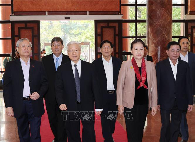 Tổng Bí thư, Chủ tịch nước chỉ đạo hội nghị kiểm tra, giám sát của Đảng - Ảnh 4.