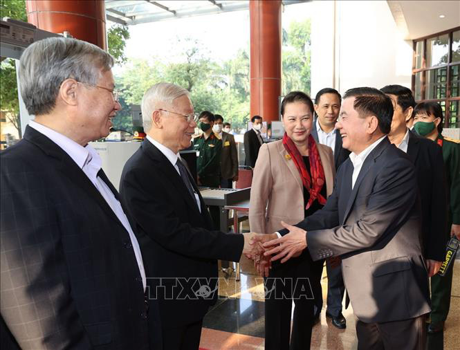 Tổng Bí thư, Chủ tịch nước chỉ đạo hội nghị kiểm tra, giám sát của Đảng - Ảnh 1.
