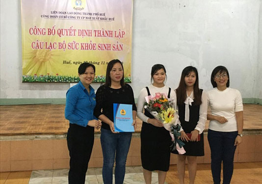 Thừa Thiên - Huế: Ra mắt Câu lạc bộ sức khỏe sinh sản