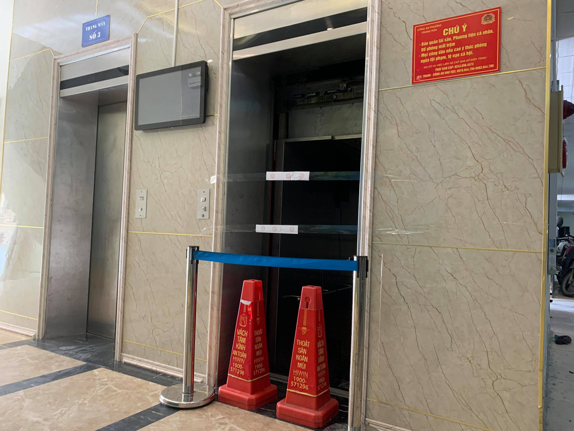 Thang máy chung cư rơi tự do: Người bị thương đều là người già và trẻ em - Ảnh 2.
