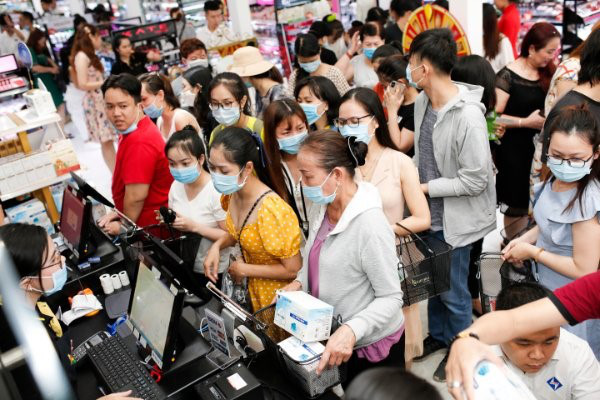 Khẩu trang giá 1.000 đồng tại Siêu thị mỹ phẩm AB Beauty World thứ 4