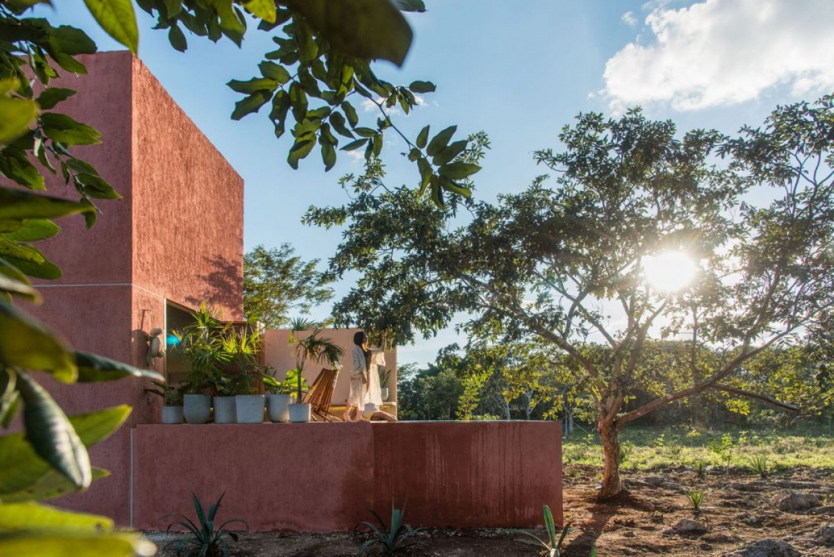 Ng&ocirc;i nh&agrave; h&ograve;a m&igrave;nh v&agrave;o thi&ecirc;n nhi&ecirc;n hoang d&atilde; ở Mexico - Ảnh 11.