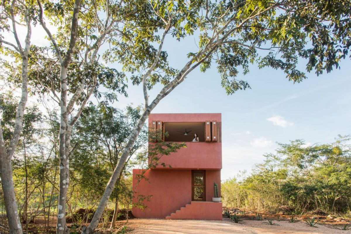 Ng&ocirc;i nh&agrave; h&ograve;a m&igrave;nh v&agrave;o thi&ecirc;n nhi&ecirc;n hoang d&atilde; ở Mexico - Ảnh 3.