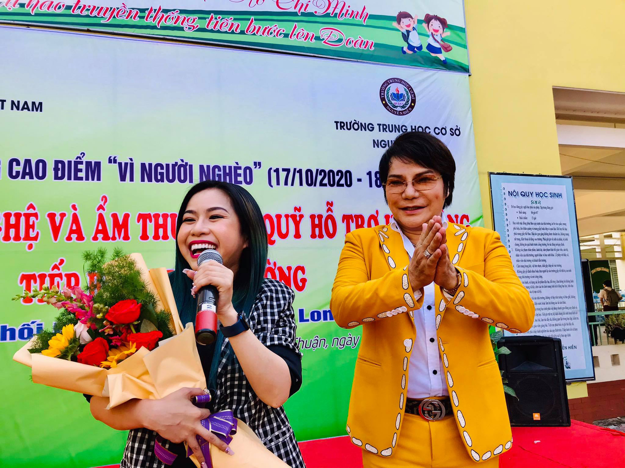 Nghệ sĩ Linh Tâm gây quỹ vì người nghèo và học bổng hiếu học