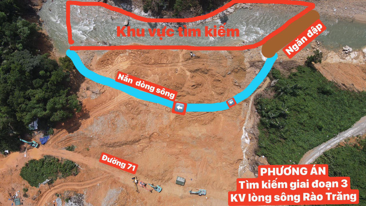 Phương án mới tìm kiếm 12 công nhân thủy điện Rào Trăng 3 còn mất tích