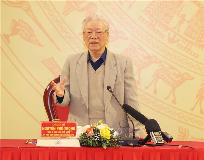 Tổng B&iacute; thư, Chủ tịch nước: X&acirc;y dựng người C&ocirc;ng an trong sạch, l&agrave;nh mạnh - Ảnh 1.