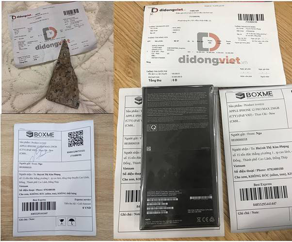 Mua iPhone 12 Pro Max trên mạng, khách nhận được... cục gạch, hộp tô màu!