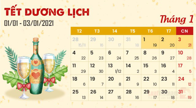UBND TP HCM thông báo nghỉ Tết Dương lịch 2021