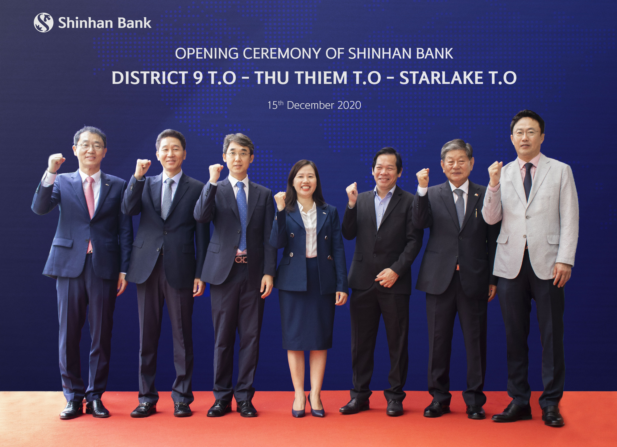 Ngân hàng Shinhan đồng loạt khai trương 3 phòng giao dịch mới