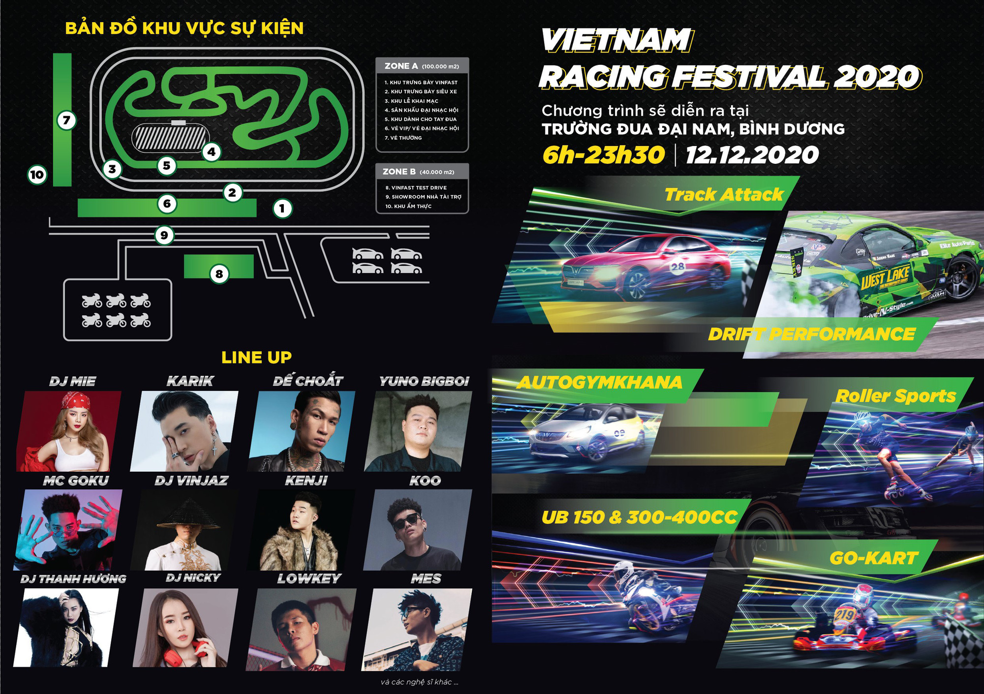 D&agrave;n rapper đổ bộ lễ hội thể thao, &acirc;m nhạc Vietnam Racing Festival - Ảnh 1.