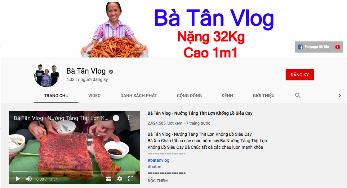 Bà Tân Vlog đã nộp thuế đầy đủ