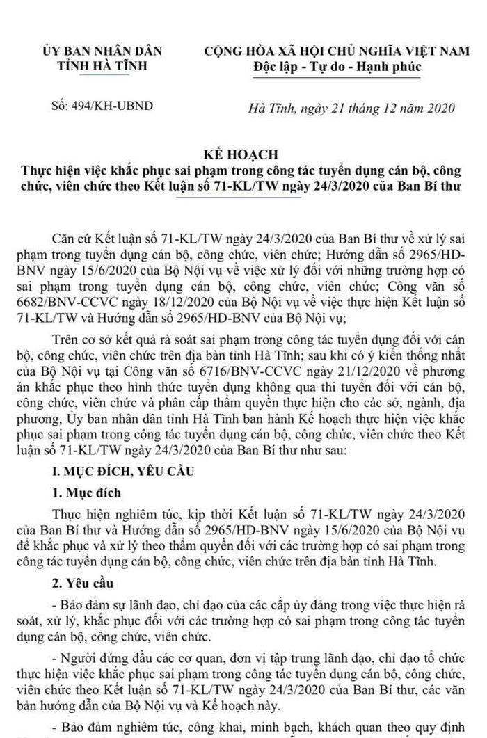 Trên 500 công chức, viên chức sai phạm trong tuyển dụng: Kiểm tra sát hạch trước 31-12