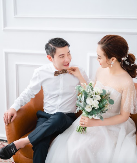 Cô Đẩu Công Lý hài hước trong bộ ảnh cưới trước lễ cưới lần 3 - Ảnh 4.