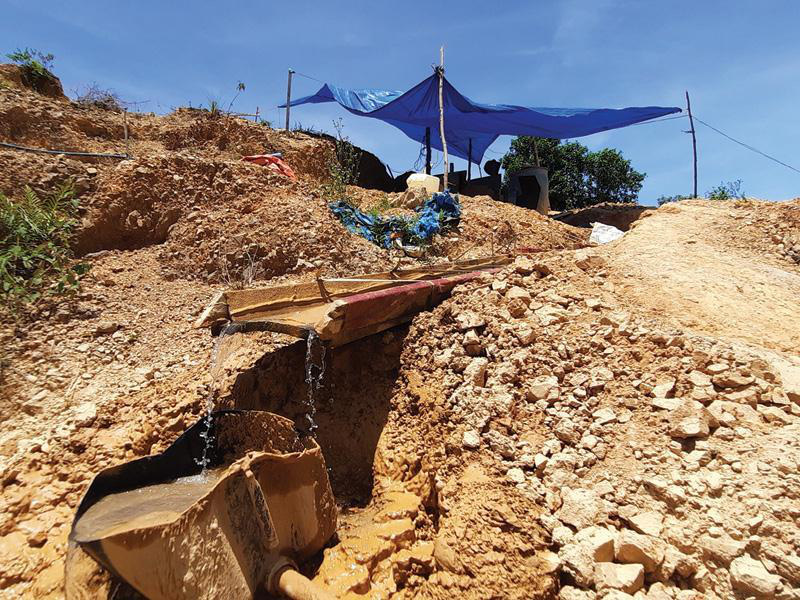 Chưa cho công ty của "đại gia" Ngô Văn Quang đào vàng tại Bãi Ruộng