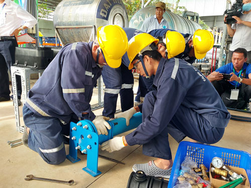 Hội thi thợ giỏi ngành cấp nước