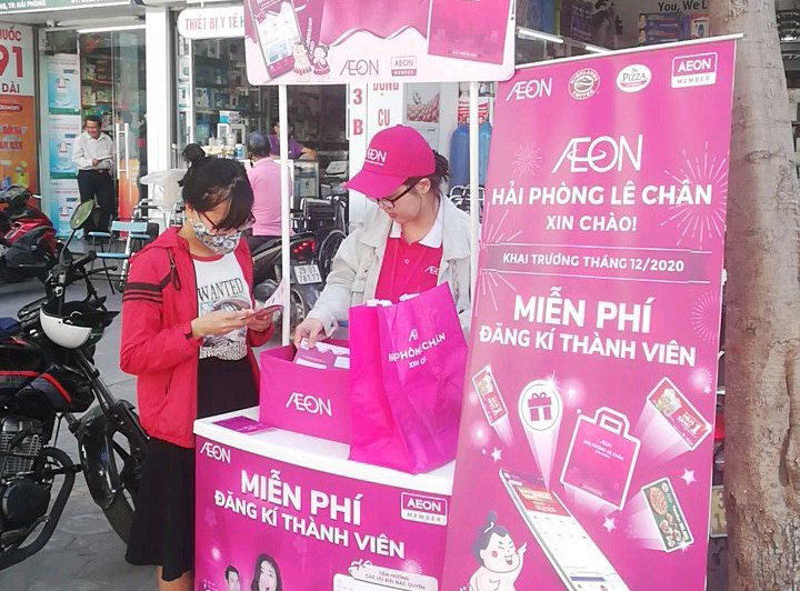 AEON Việt Nam khuyến khích khách hàng dùng túi riêng khi mua sắm