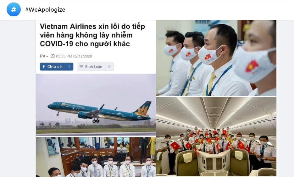 Tiếp vi&ecirc;n h&agrave;ng kh&ocirc;ng Vietnam Airlines đồng loạt xin lỗi - Ảnh 5.