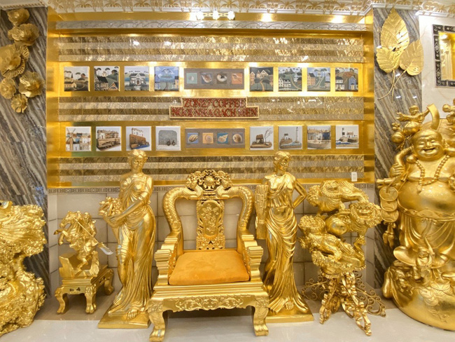Ngỡ ng&agrave;ng trước ng&ocirc;i nh&agrave; d&aacute;t v&agrave;ng độc nhất v&ocirc; nhị tọa lạc ở Cần Thơ - Ảnh 3.