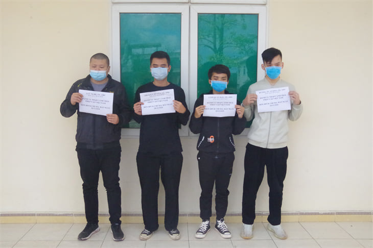 Bắt 4 người Trung Quốc nhập cảnh trái phép