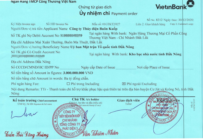 Chủ thủy điện hỗ trợ tiền, người d&acirc;n bảo kh&ocirc;ng nhận v&agrave; y&ecirc;u cầu bồi thường - Ảnh 2.