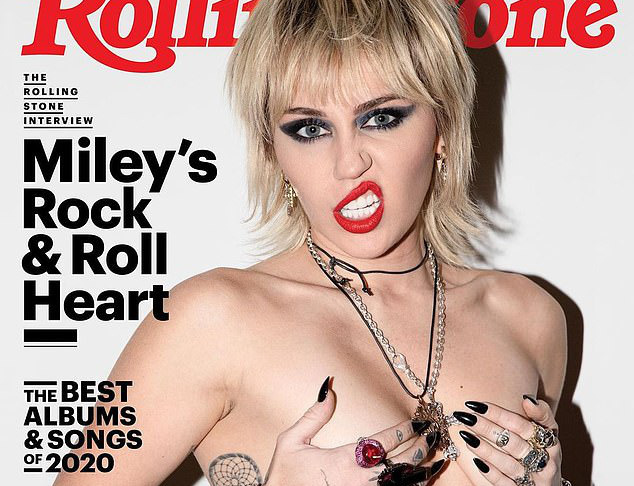 Miley Cyrus "nổi loạn" trên bìa tạp chí