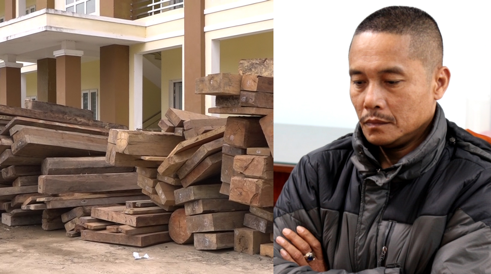 Bắt giữ “Sơn Lập” cùng đàn em mang súng, máy cưa vào rừng Trường Sơn phá hơn 30m3 gỗ quý