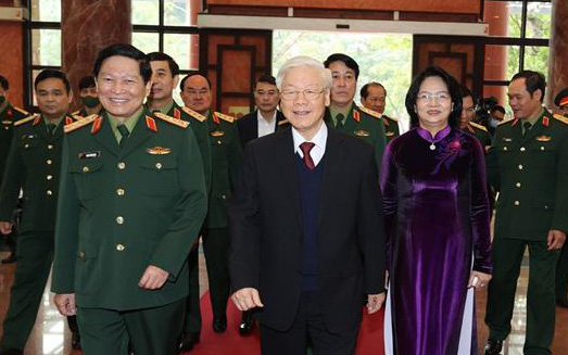 Tổng B&iacute; thư, Chủ tịch nước: Qu&acirc;n đội tuyệt đối kh&ocirc;ng được chủ quan, thỏa m&atilde;n - Ảnh 8.