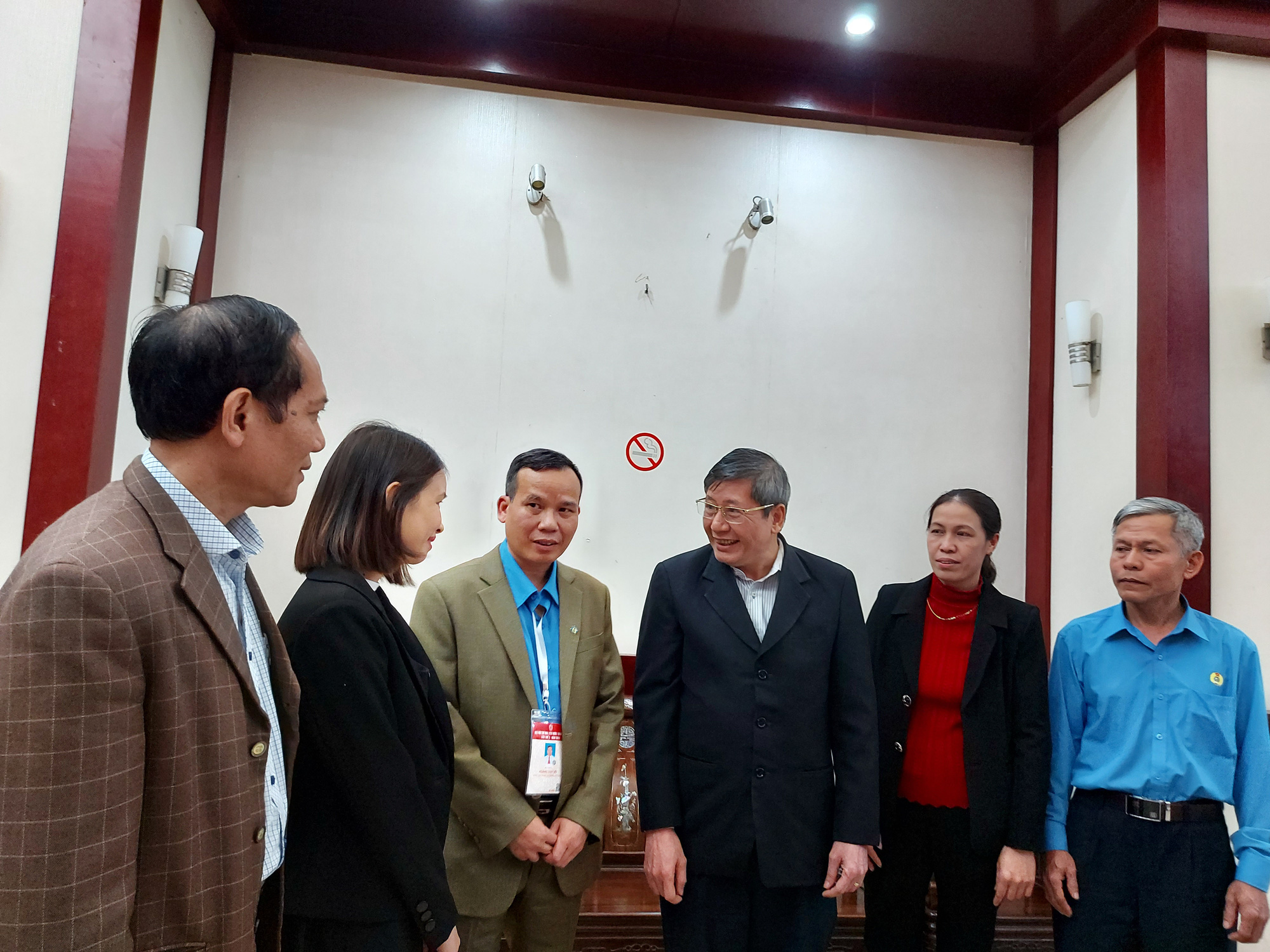 Gặp mặt đại biểu Công đoàn dự Đại hội Thi đua yêu nước toàn quốc lần thứ X
