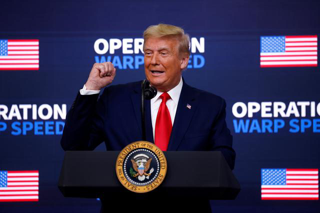Tổng thống Trump tham gia vụ Texas kiện các bang chiến địa