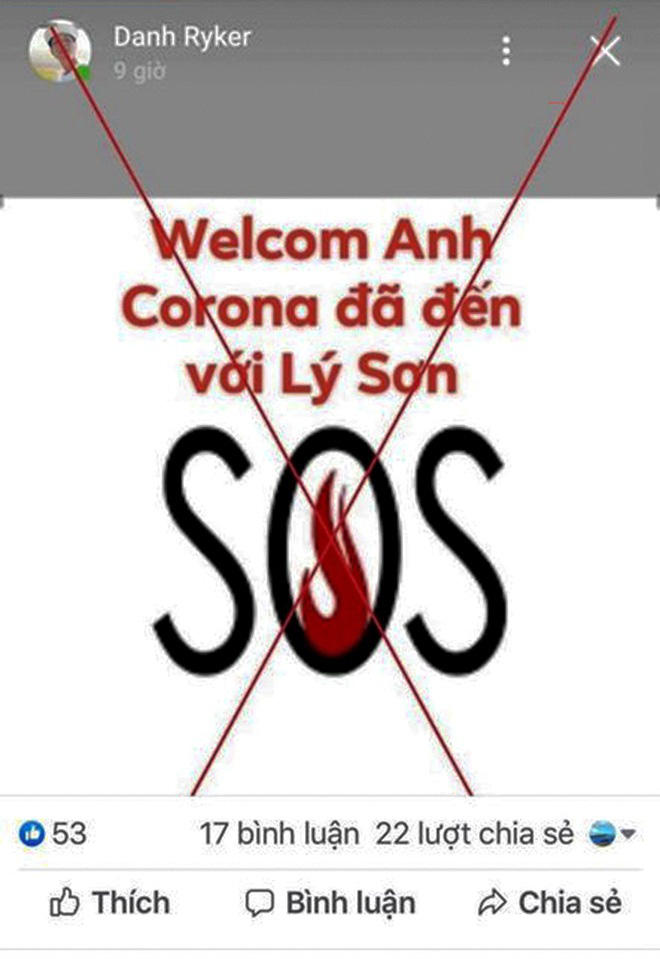 Bị xử lý vì lên facebook ví vợ như virus Corona - Ảnh 1.
