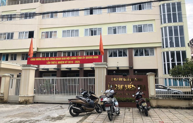 Thu hồi danh hiệu "tập thể xuất sắc" của 1 phòng thuộc UBKT Tỉnh ủy Quảng Nam