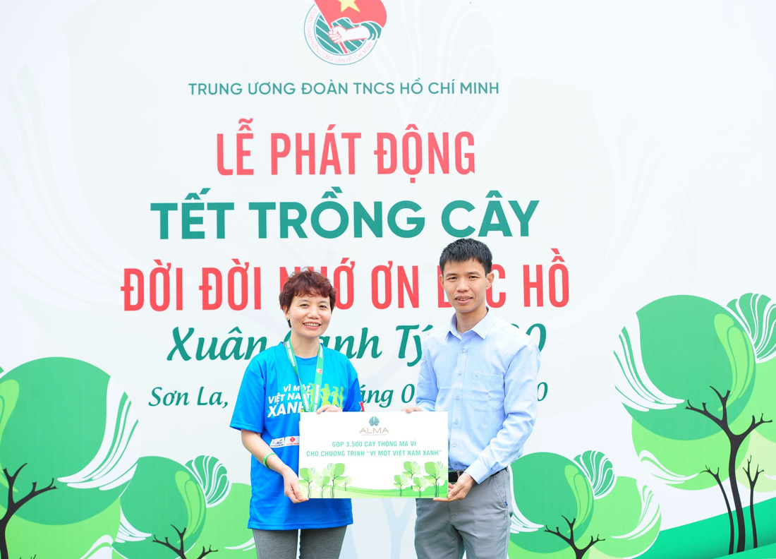 Doanh nghiệp và trách nhiệm xã hội: ALMA tham gia lễ phát động Tết Trồng cây 2020 - Ảnh 1.