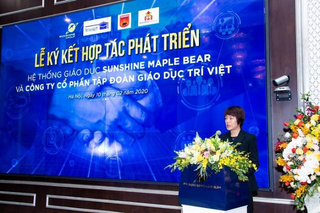 Sunshine Maple Bear &ldquo;bắt tay&rdquo; với Tập đo&agrave;n Gi&aacute;o dục Tr&iacute; Việt - Ảnh 2.