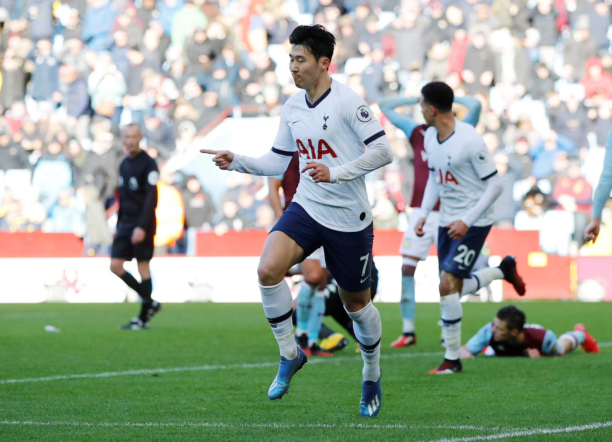 Son Heung-min tỏa s&aacute;ng, Tottenham ngược d&ograve;ng ngoạn mục ở Villa Park - Ảnh 5.