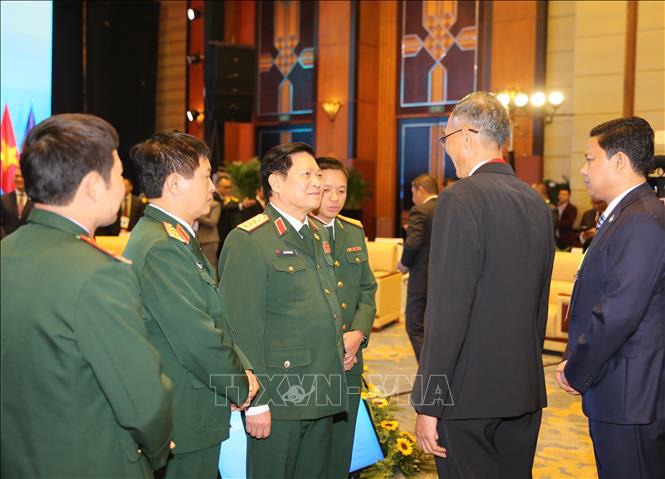 Ch&ugrave;m ảnh khai mạc Hội nghị hẹp Bộ trưởng Quốc ph&ograve;ng ASEAN tại H&agrave; Nội - Ảnh 8.