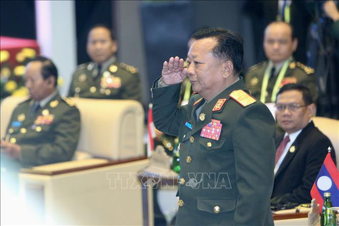 Ch&ugrave;m ảnh khai mạc Hội nghị hẹp Bộ trưởng Quốc ph&ograve;ng ASEAN tại H&agrave; Nội - Ảnh 6.