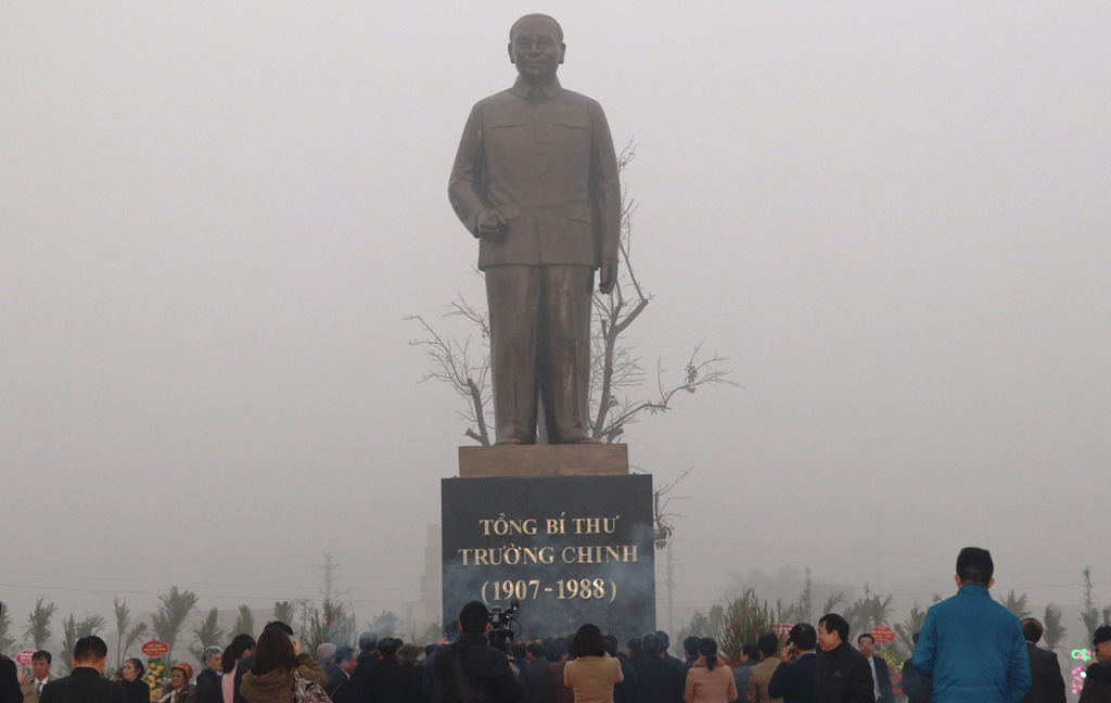 Khánh thành tượng đài Tổng Bí thư Trường Chinh - Ảnh 2.