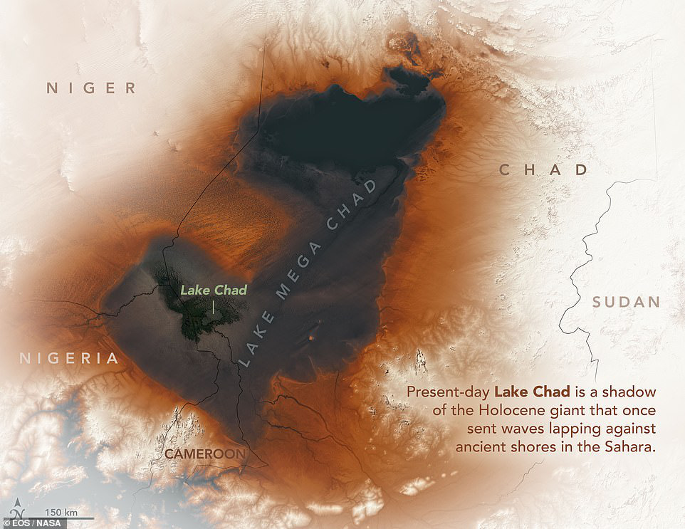 Vệ tinh chụp được "vùng biển ma" chưa từng thấy giữa sa mạc Sahara