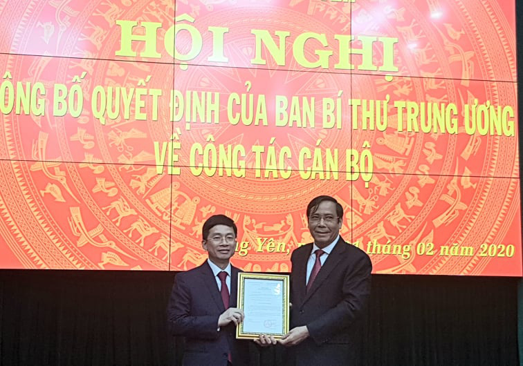 Phó Chủ nhiệm VPCP được điều động làm Phó Bí thư Thường trực Tỉnh ủy Hưng Yên - Ảnh 1.