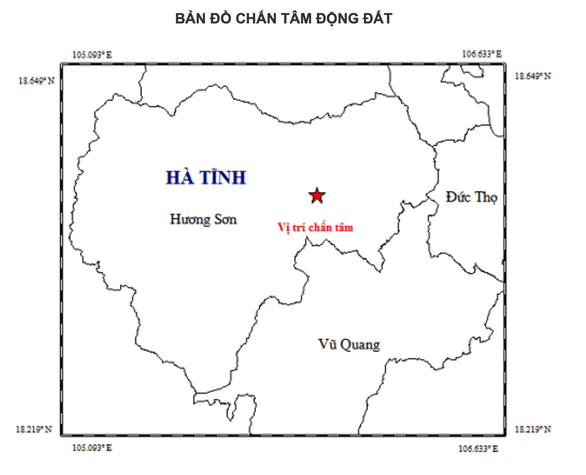 Động đất trong đêm, nhiều nhà dân bị rung lắc
