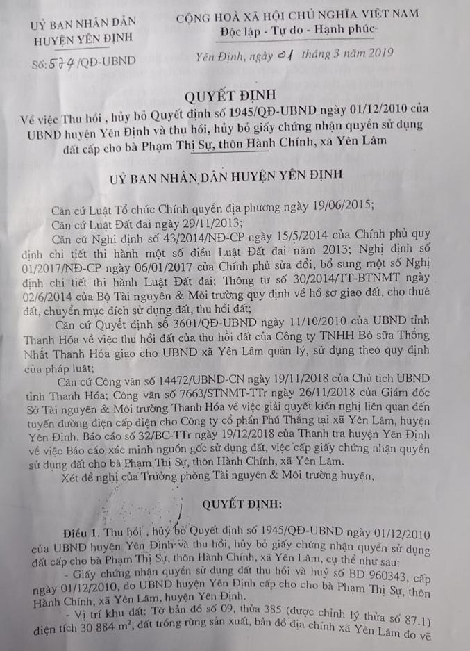 Vợ chủ tịch x&atilde; được cấp đất tr&aacute;i quy định, hơn 1 năm chẳng ai bị xử l&yacute; tr&aacute;ch nhiệm - Ảnh 2.