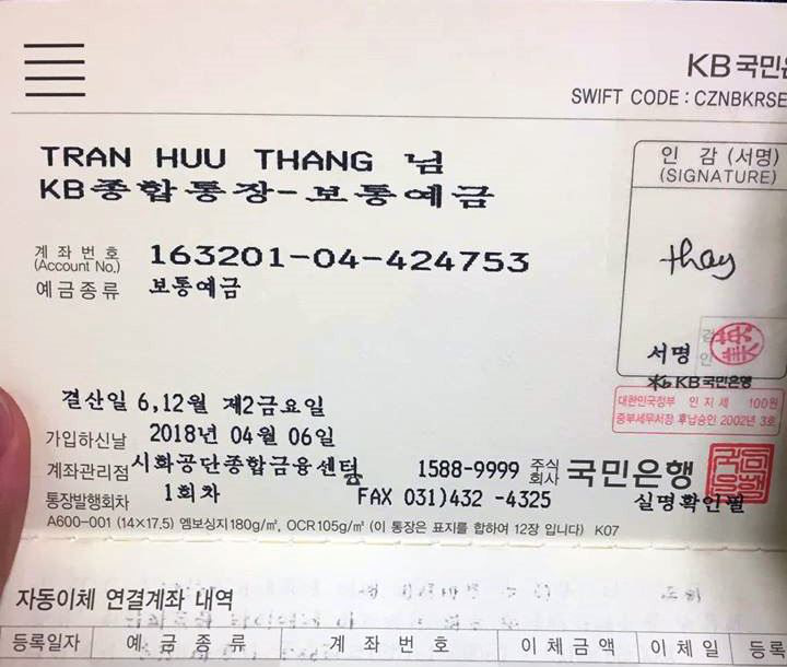 Một lao động Quảng Bình tử vong tại Hàn Quốc do bị nhồi máu cơ tim