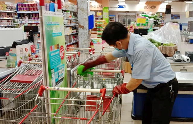 Siêu thị tung nhiều biện pháp phòng dịch Covid-19