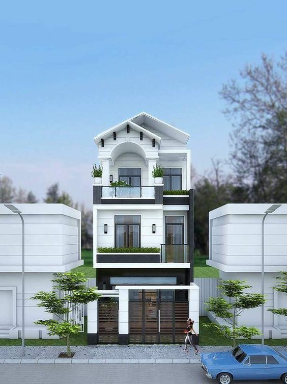 10 mẫu nhà 3 tầng kiến trúc hút mắt nhìn là muốn xây năm 2020 - Ảnh 9.
