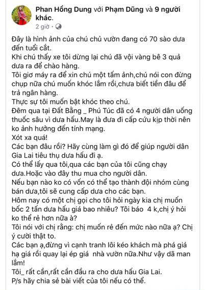 C&ocirc;ng an mời người tung tin nhảm 4 người uống thuốc s&acirc;u v&igrave; dưa hấu l&ecirc;n l&agrave;m việc - Ảnh 1.